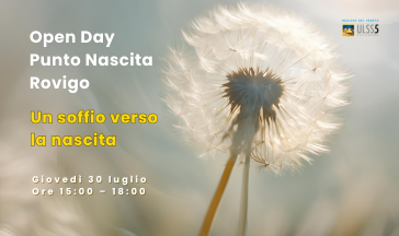 News open day punto nascita luglio 2026